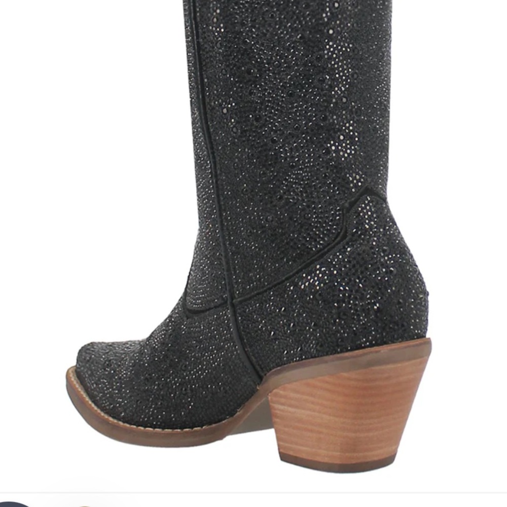 Dingo Dollar Black Heeled Boots - Picture 5 of 5
